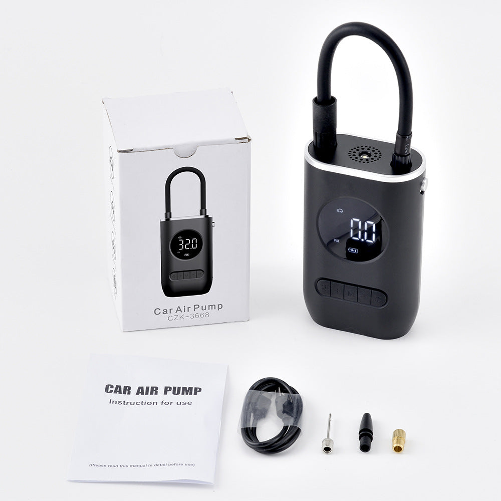 Portable Mini Electric Air Pump – 150 PSI USB Rechargeable Tyre Inflator