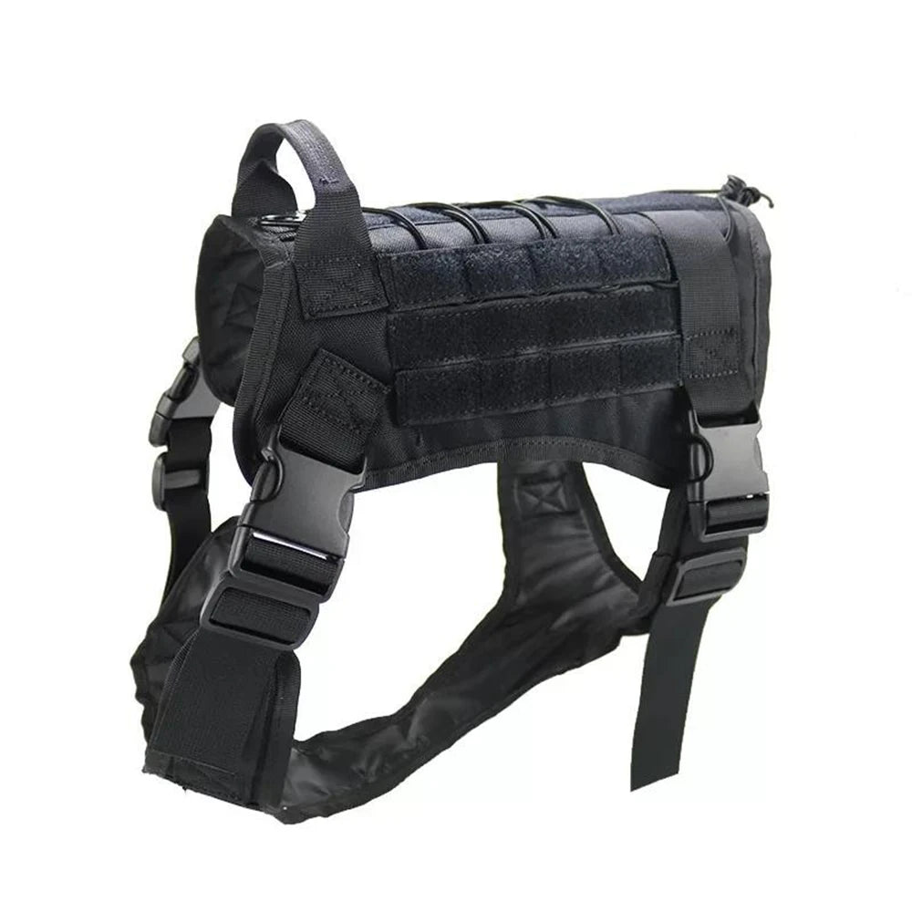 Tactical Dog Harness Training Vest Breathable Military No-Pull Adjustable Gear