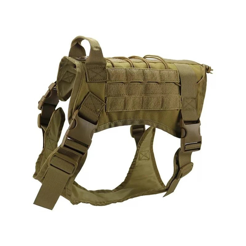 Tactical Dog Harness Training Vest Breathable Military No-Pull Adjustable Gear