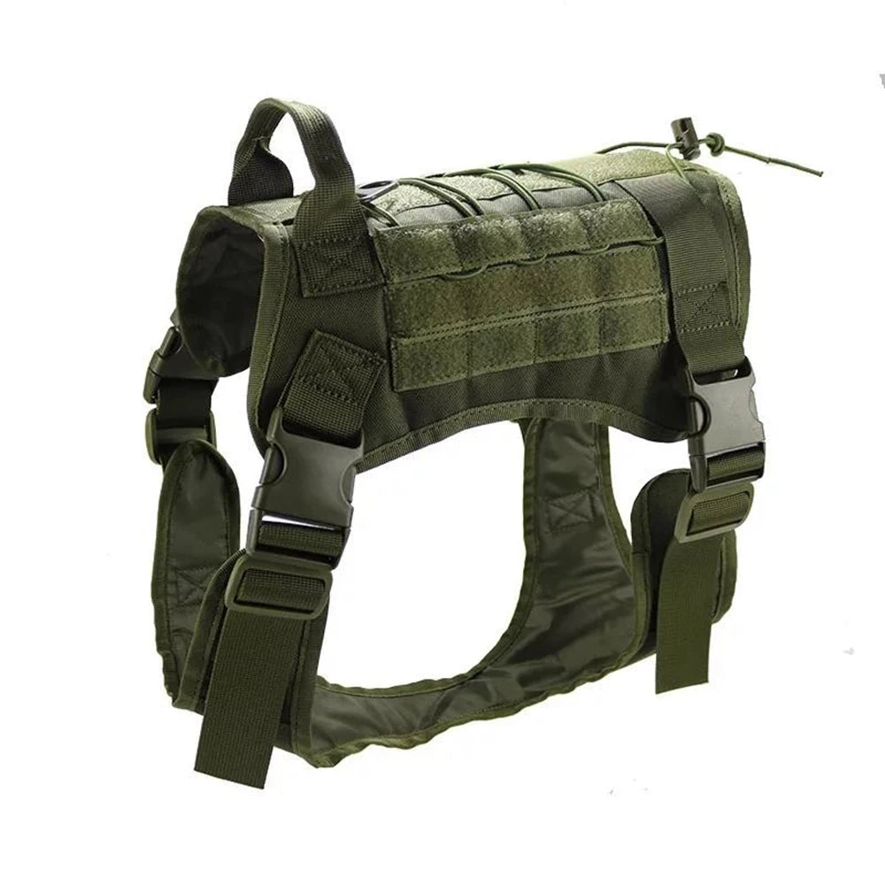 Tactical Dog Harness Training Vest Breathable Military No-Pull Adjustable Gear