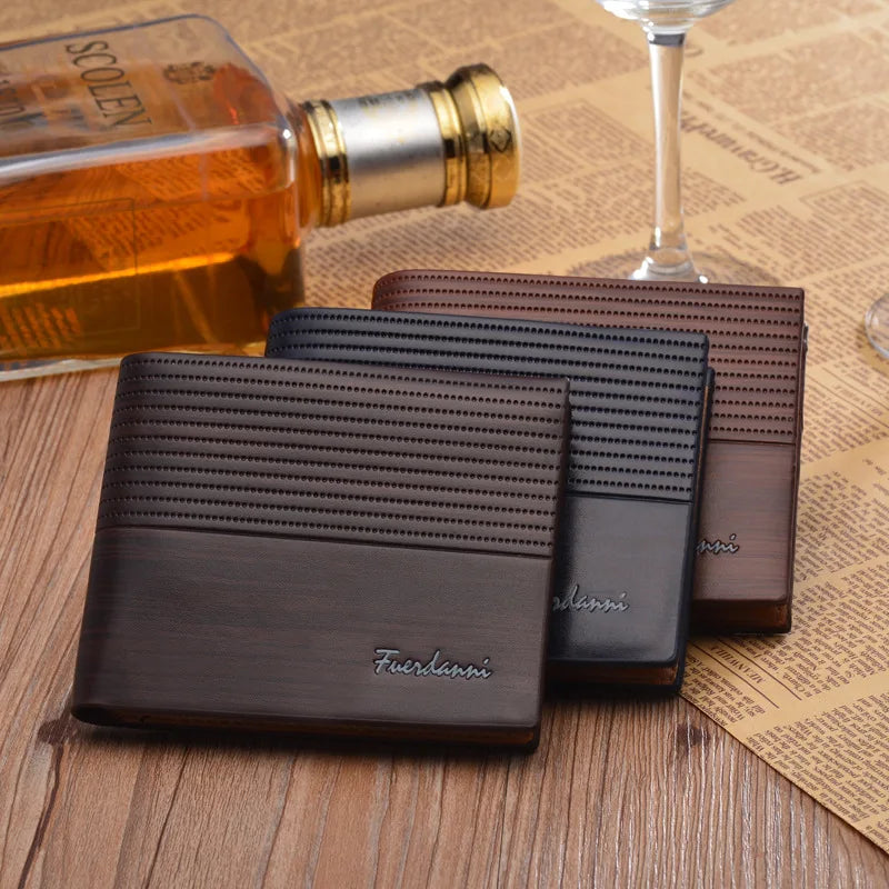 Slim Mens Leather Wallet RFID Blocking Card Holder Money Clip Secure Organizer