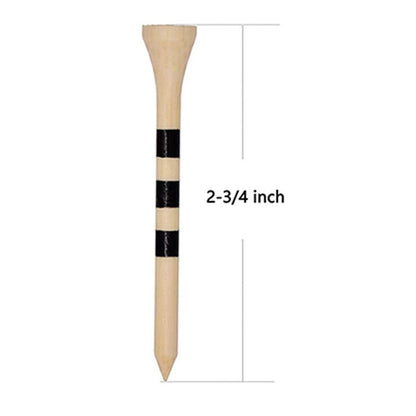 100pc Pack 70mm 83mm Professional Bamboo Wooden Golf Tees Durable Eco-Friendly