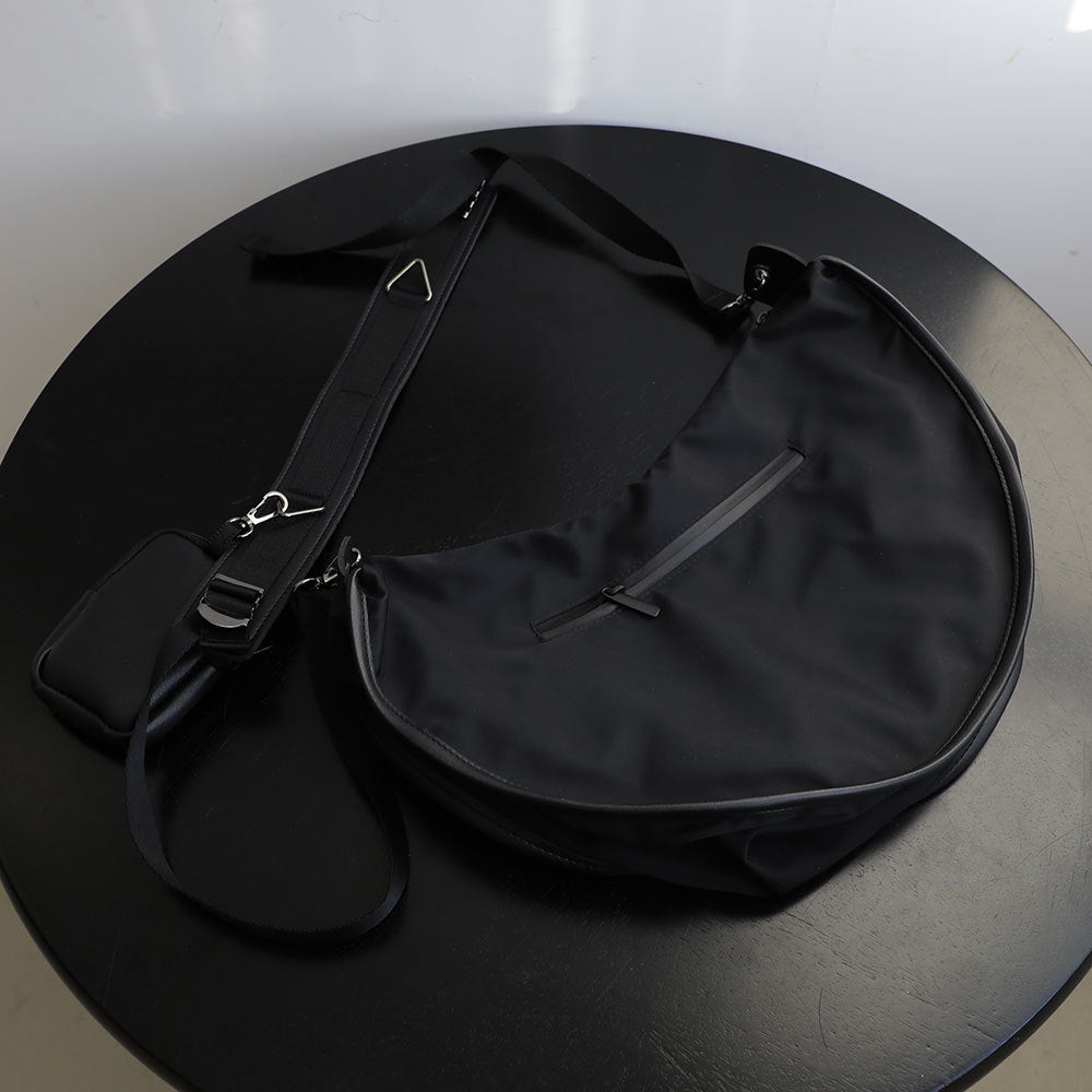 Nylon Dumpling Bag Convertible Shoulder Messenger Men Fashion Accessory Durable