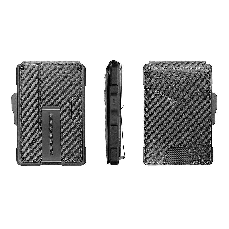 Aluminium Credit Card Holder RFID Blocking Slim Wallet Secure Travel Case Protector