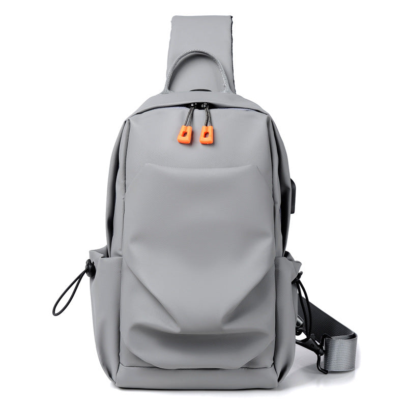 Men's Sports Chest Bag Crossbody Adjustable Strap Zip Closure Lightweight Secure