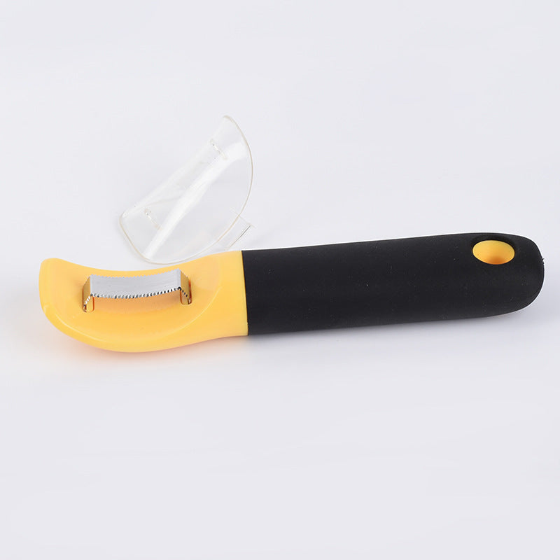 Corn Shaver Kitchen Utensil Serrated Blade Protective Cover Hanging Hole 15cm
