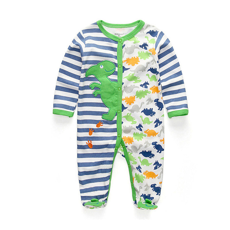 Newborn 100% Cotton Baby Jumpsuit | Neutral Infant Sleepwear | Ages 0-12 Months