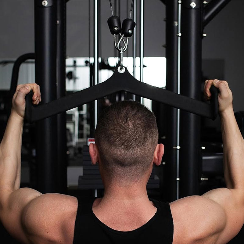 Tricep Rope Attachment Ergonomic Grip Detachable Handle Cable Machine Gym Use