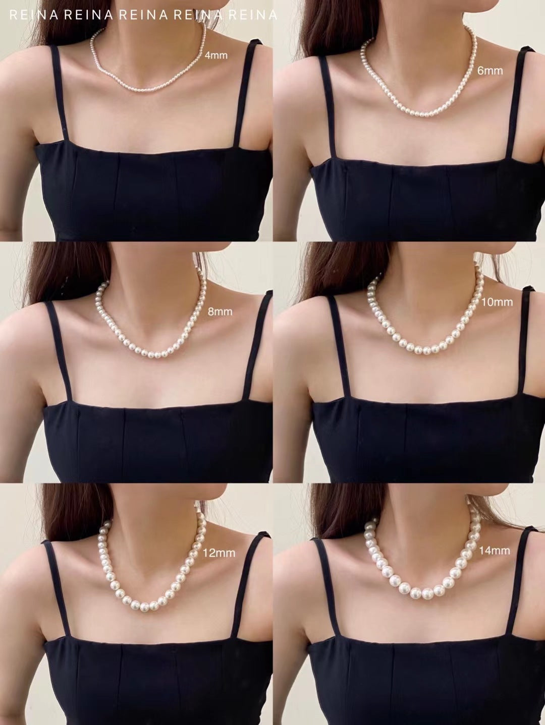 Minimalist Collarbone Pearl necklace Beaded Fashion Jewellery
