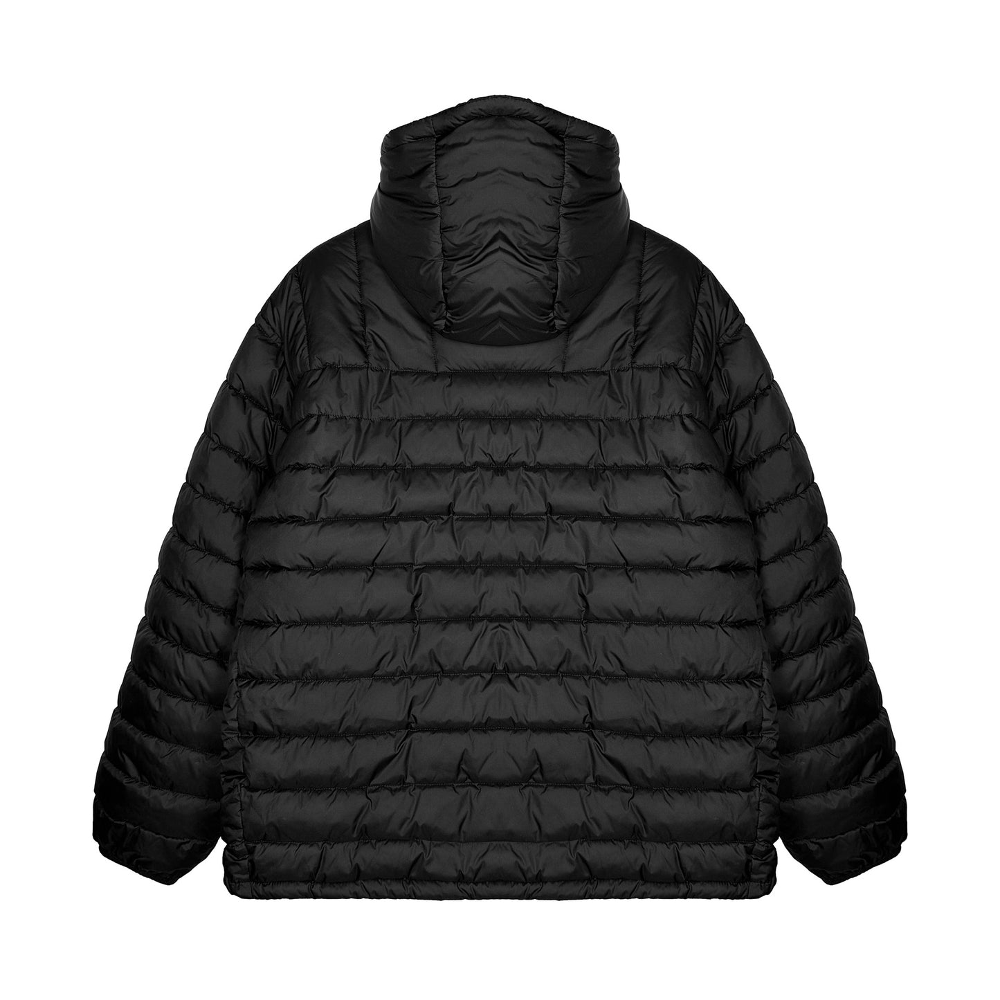 Men's Duck Down Insulated Zip-Up Jacket for Cold Weather with Loose Fit Design