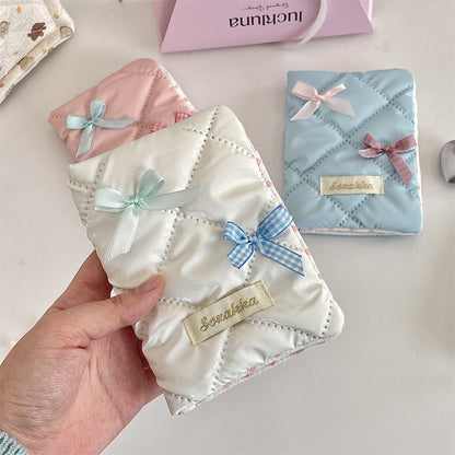Bow Shaped Passport and Card Holder - Secure Travel Document Organizer Wallet