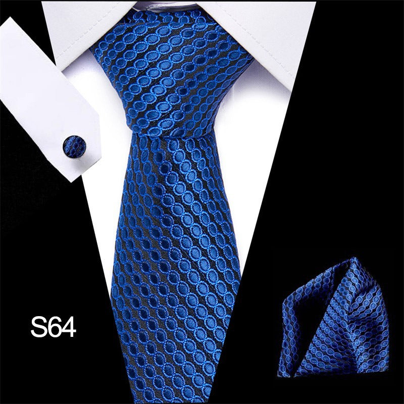 Men's 3pc Tie Set Suit Accessory 53 Options Elegant Designs Smart Business