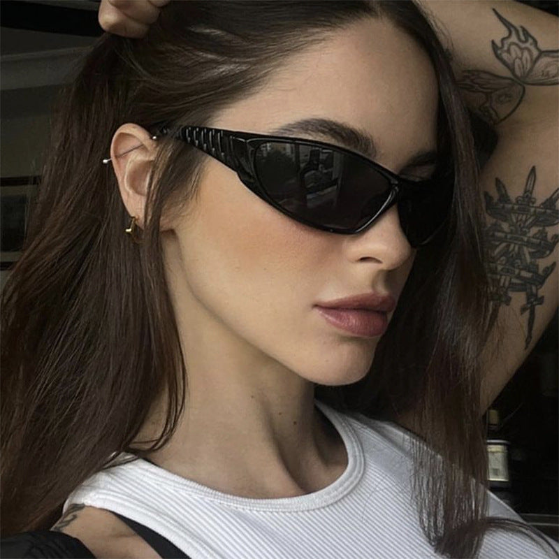Women's Y2K Millennium Style Sunglasses UV Protection Street Fashion Accessory