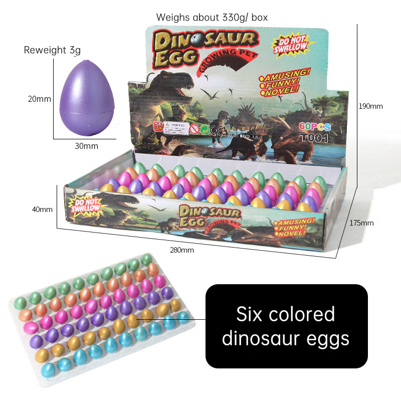 Dinosaur Egg Hatchable Toy Water Expansion Simulation Learning Gift for Children