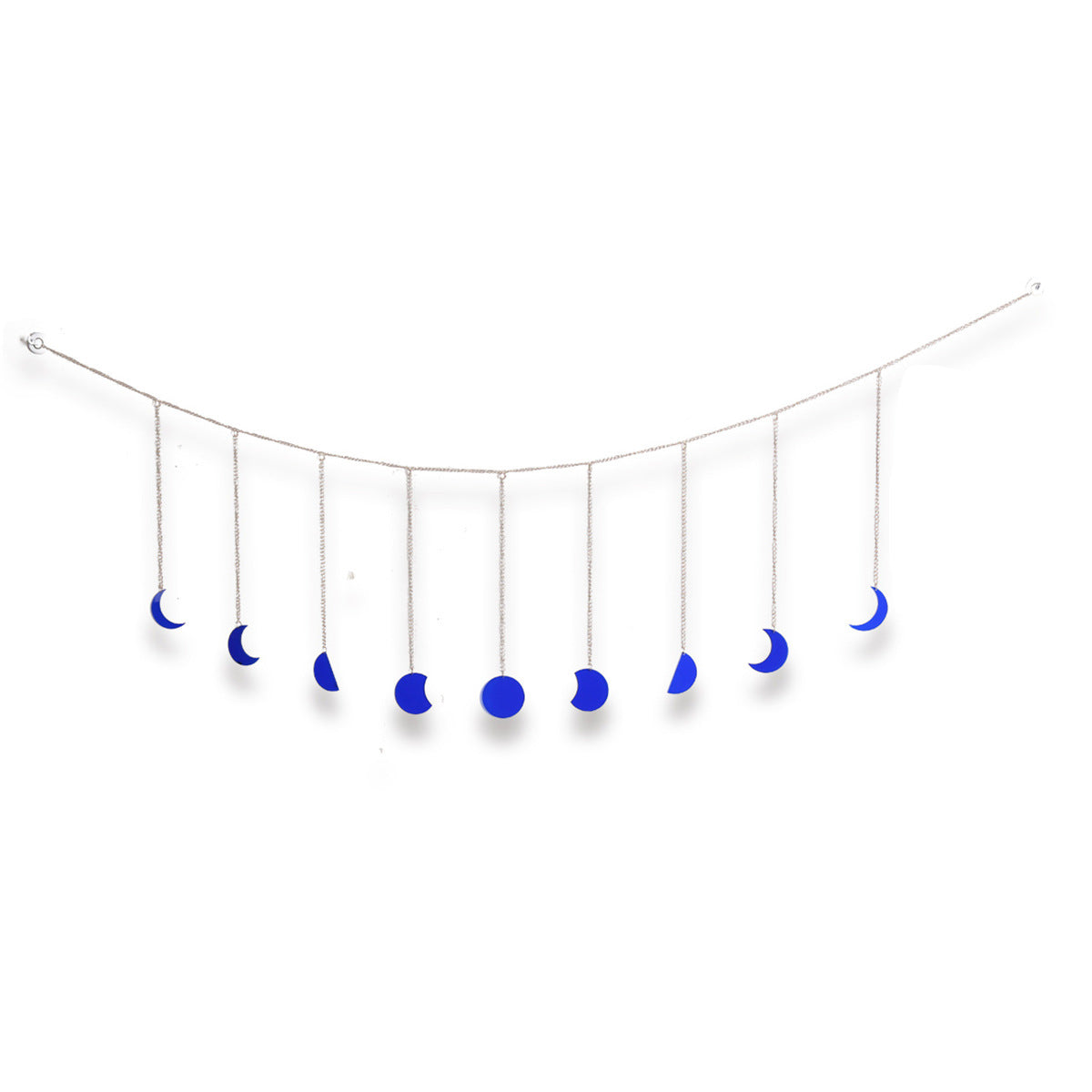 Moon Phase Wall Hanging Nine Phase Iron Chain Wall Ornament For Living Room Home