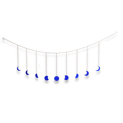 Moon Phase Wall Hanging Nine Phase Iron Chain Wall Ornament For Living Room Home