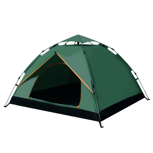 Outdoor Automatic Pop-Up Tent Two Doors Quick Setup Waterproof Camping Shelter