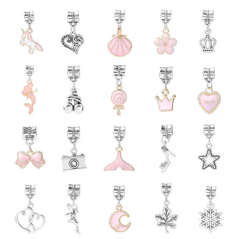 DIY Children’s Bracelet Kit, Bulk Charms & Beads, Gift Box, Kids Jewelry Making