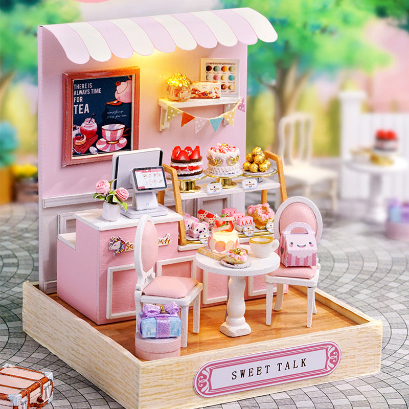 DIY Miniature House Model Kit Craft Assembly Handcrafted Educational Toy Gift Set