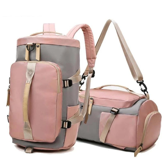 Women's Gym Bag & Travel Backpack - Multi-Function Sports & Fitness Bag
