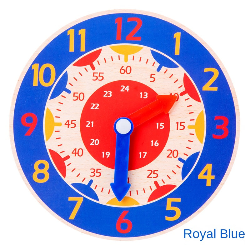 Kids Educational Clock Toy Enhances Time Learning Cognitive Development Skills