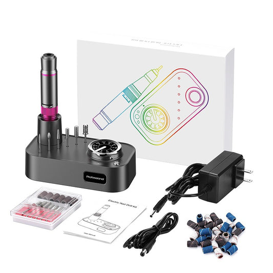 35k RPM Professional Nail Drill Table Polisher Gel Polishing Machine Salon Grade
