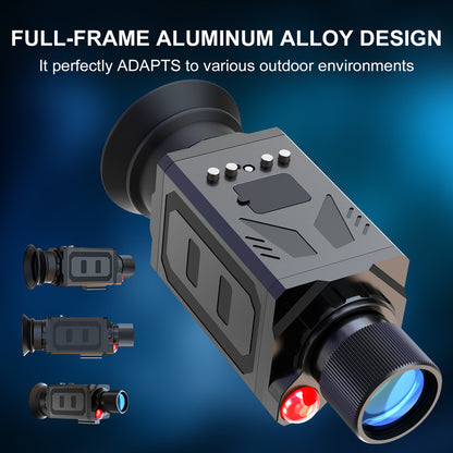 Wearable Night Vision Monocular Model 880 Aluminium Alloy 5X 800m Rechargeable