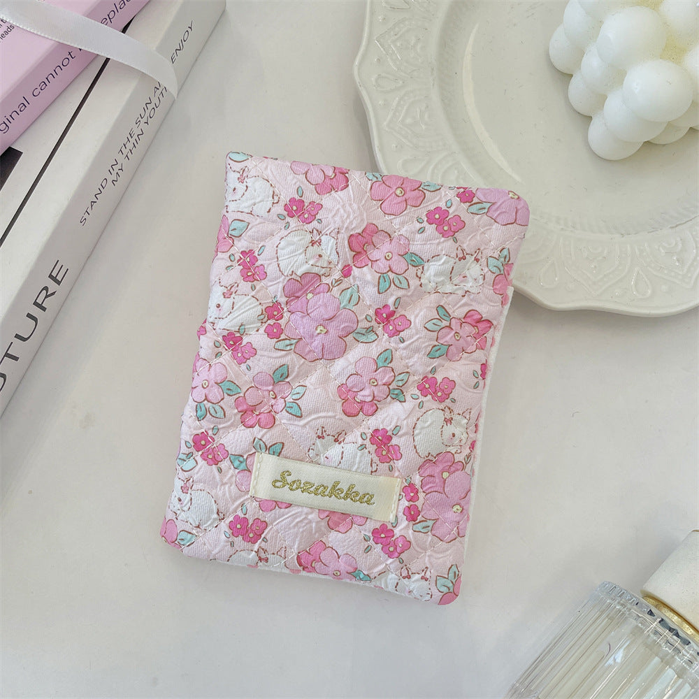 Cartoon Embossed Passport Holder with Secure Travel Card and Document Storage