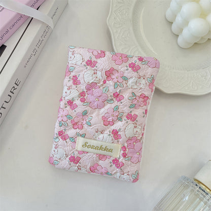 Cartoon Embossed Passport Holder with Secure Travel Card and Document Storage