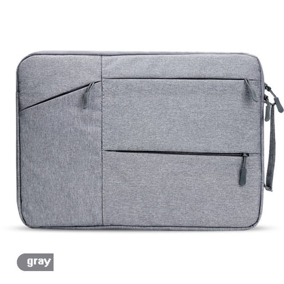 Laptop Bag 15.6 Inches Rectangular Oxford Cloth Dual Zip Three External Pockets