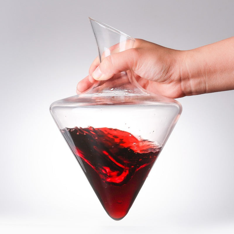 1000ml Crystal Glass Decanter Ice Bucket Hip Flask Set for Whiskey Vodka Brandy