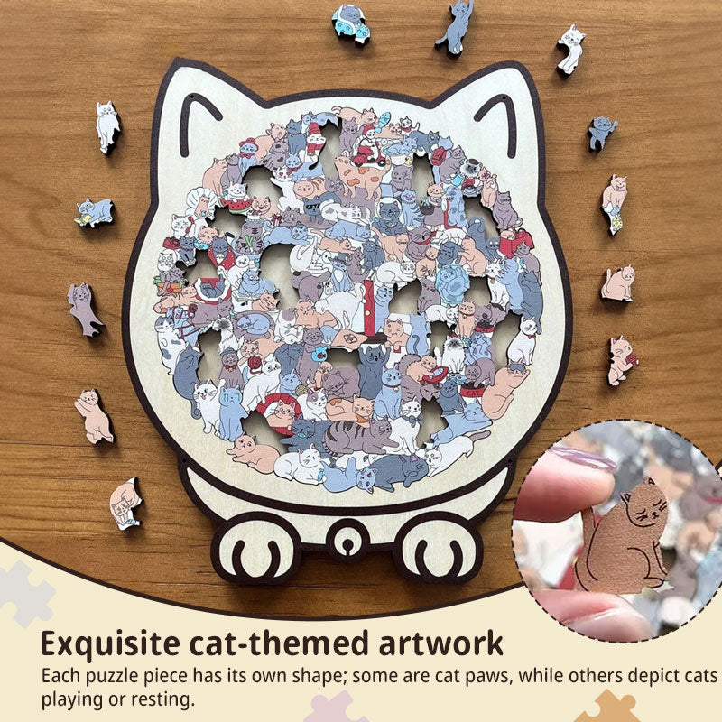 Morandi Cat 135 Piece Puzzle Brain Training Family Interaction Game Gift