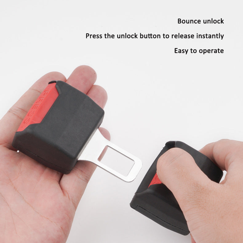 Universal Car Seatbelt Buckle Clip Safety Tension Control Regulator Adjustable