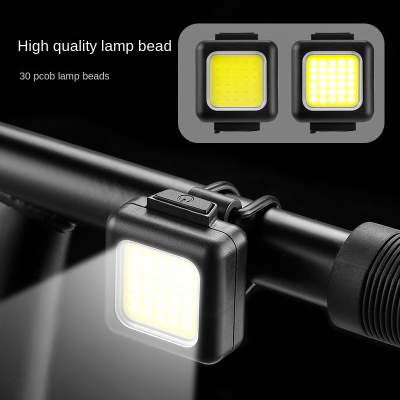 USB Rechargeable Bicycle Headlight Taillight Set LED Waterproof Bright Safety