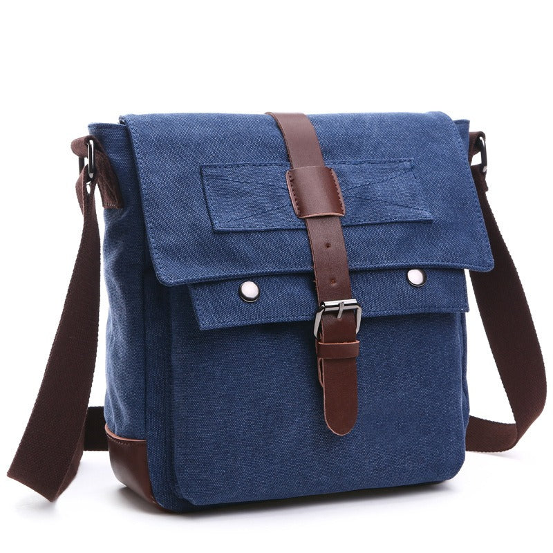 Men's Business Messenger Shoulder Bag Casual Office Travel Bag Brown Black
