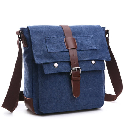 Men's Business Messenger Shoulder Bag Casual Office Travel Bag Brown Black