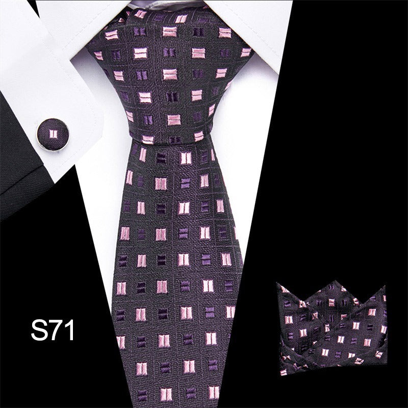 Men's 3pc Tie Set Suit Accessory 53 Options Elegant Designs Smart Business