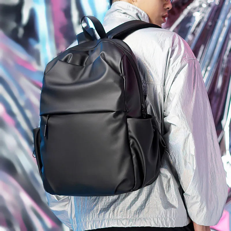 Waterproof Oxford Cloth Large Backpack Bag with Laptop Pocket Side Compartments