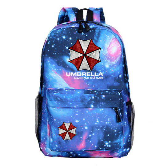 Canvas Backpack Durable School Bag Teenagers Lightweight For Resident Evil Fans