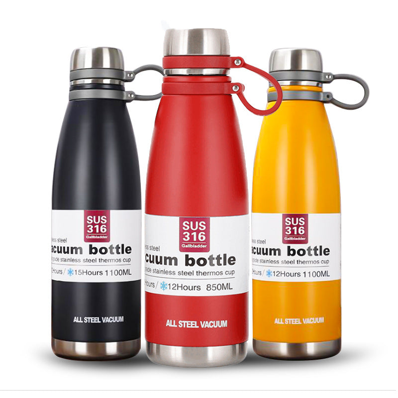 Stainless Steel Vacuum Insulated Flask High Volume Athletic Travel Hydration