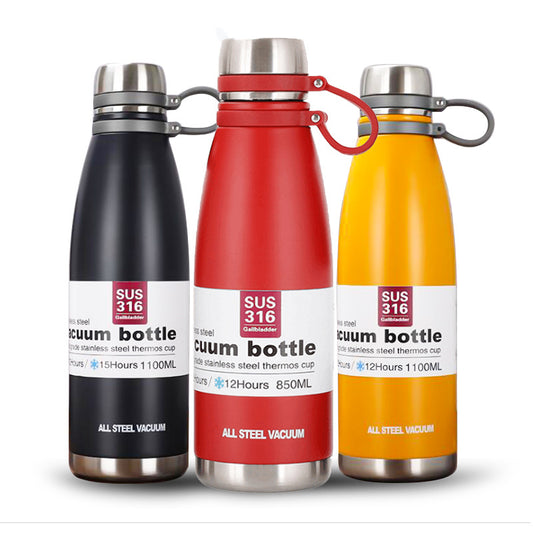 Stainless Steel Vacuum Insulated Flask High Volume Athletic Travel Hydration