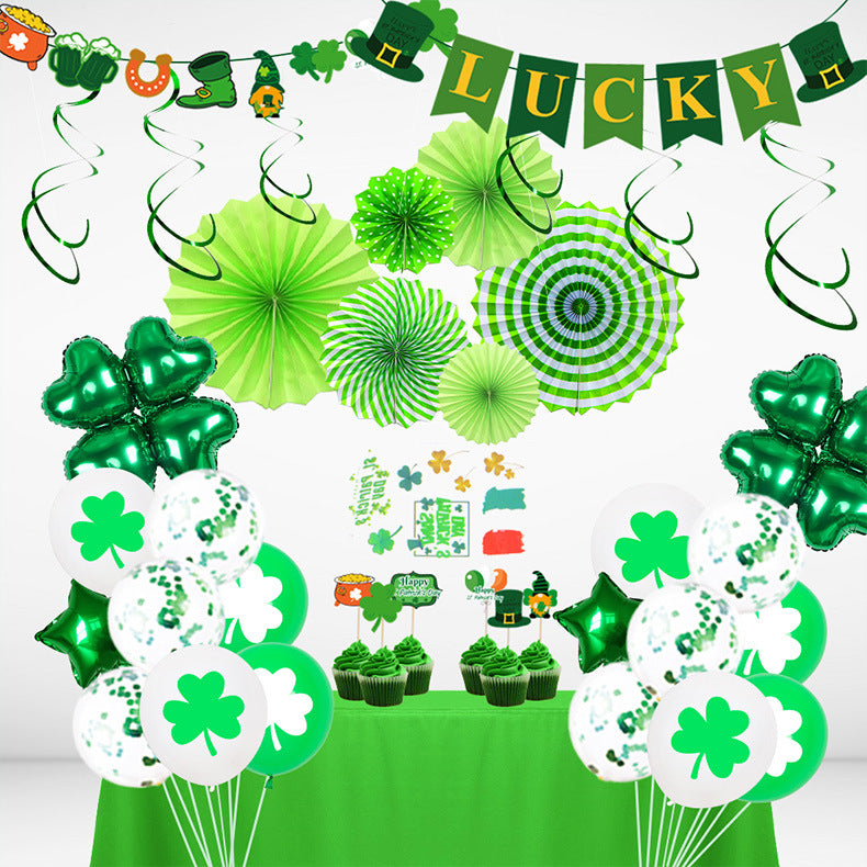 St Patrick's Day Helium Balloons Premium Irish Festival Celebration Supplies