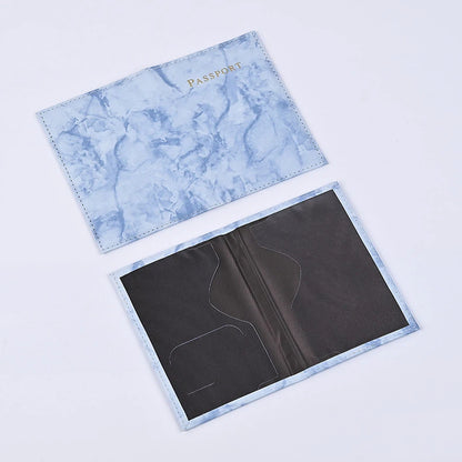 Passport Holder Secure Travel Wallet RFID Blocking Leather Document Organizer