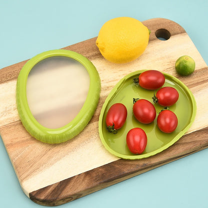 Avocado Fruit Preservation Box Sealed Silicone Film Lid Mini Fridge Storage