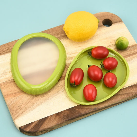 Avocado Fruit Preservation Box Sealed Silicone Film Lid Mini Fridge Storage