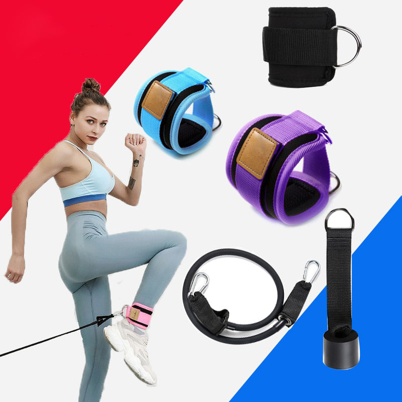 Resistance Bands Ankle Straps Cable Attachment Leg Pulley Strap Fitness Exercise