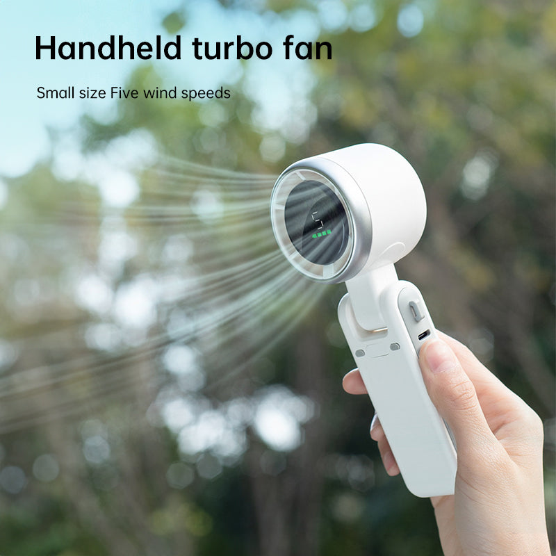 USB Rechargeable Portable Electric Fan Lightweight Foldable Type-C 10W Output