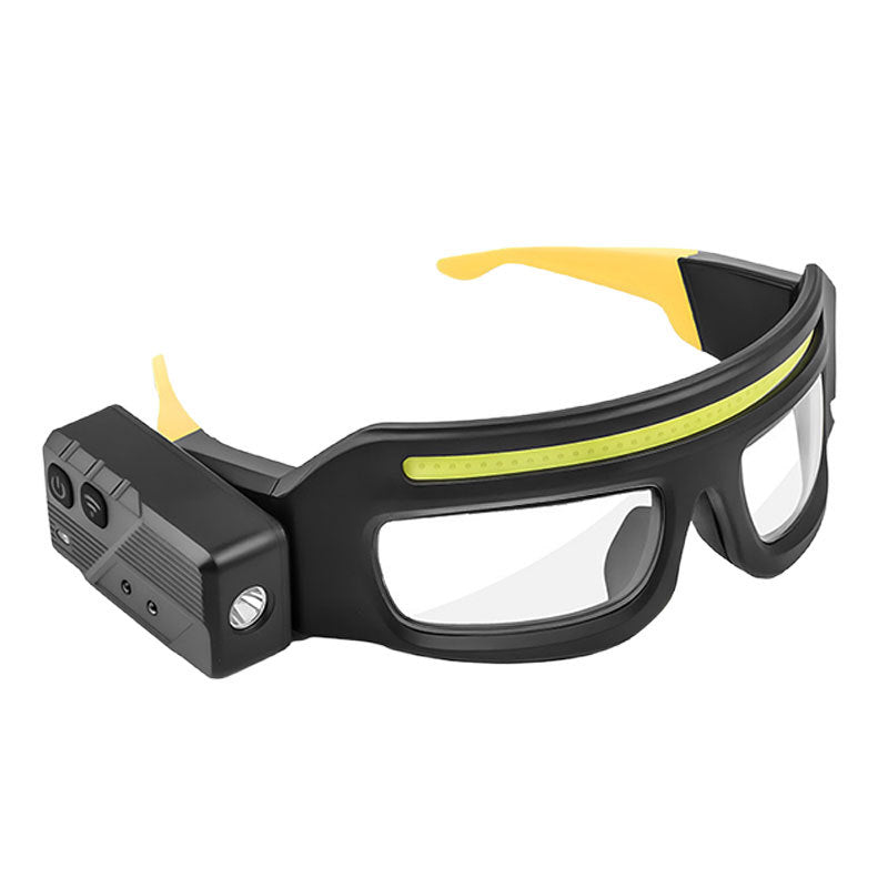USB-C Rechargeable LED Headlamp with Wave Sensor 90° Tilt Five Lighting Modes