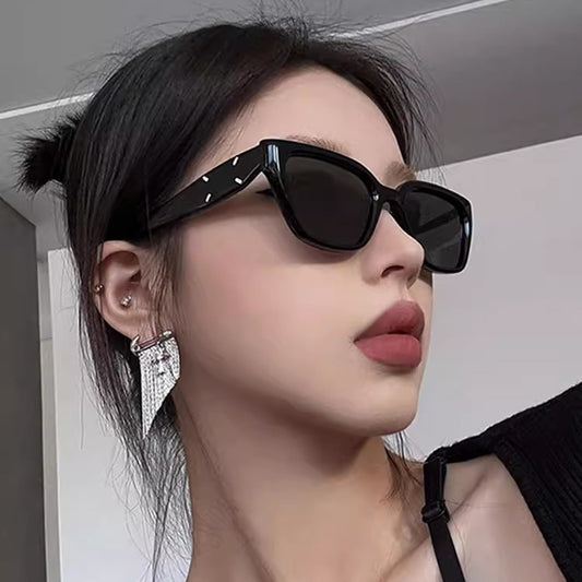 Women's Square Cat Eye Sunglasses UV Protection Retro Style Slim Face Shaping