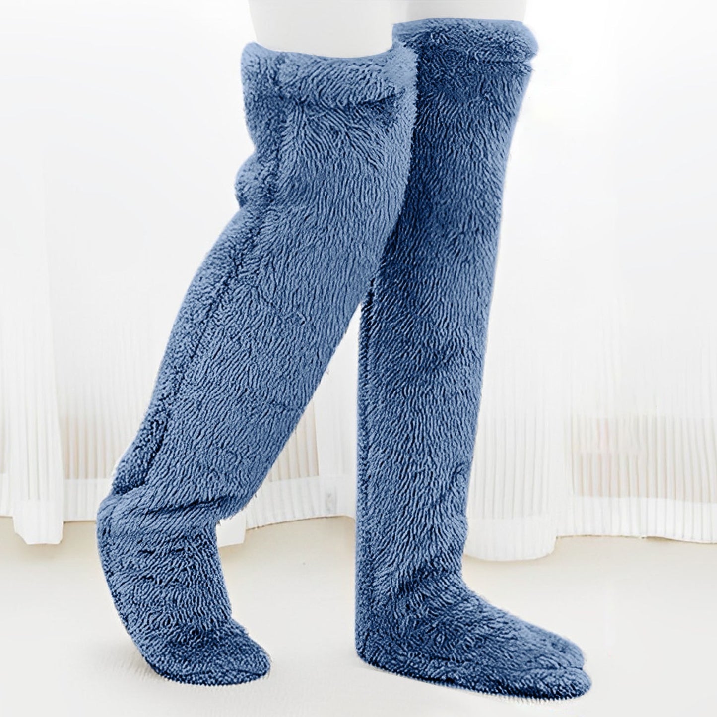 Ultra-Warm Plush Leg Warmers Long Socks Unisex Thick Thermal Knee Pads 13 Colours